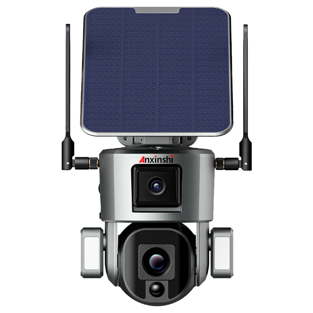 

Anxinshi 4g solar ptz camera solar ptz 4g camera 4g battery camera solar wifi 4g 10x optical zoom 8mp