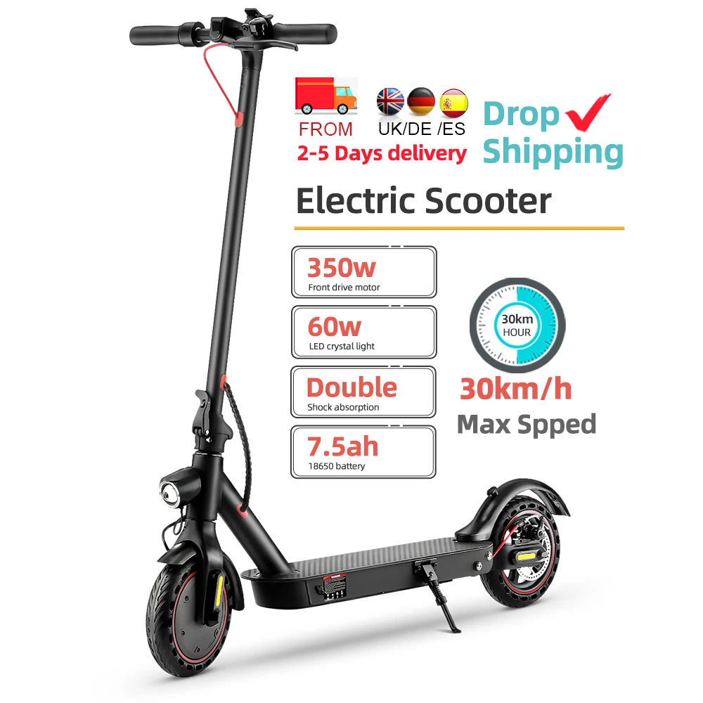 

E9D 8.5 Inch Aluminum Alloy 30 km with APP 7.5 ah battery carro electrico Best Electric Scooter For Adults