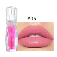 

Natural Mint Plump Moisturizing Lip Gloss 3D Jelly Color Sexy Lip Plumper Gloss Super Volume Plump Clear Lip gloss Private Label