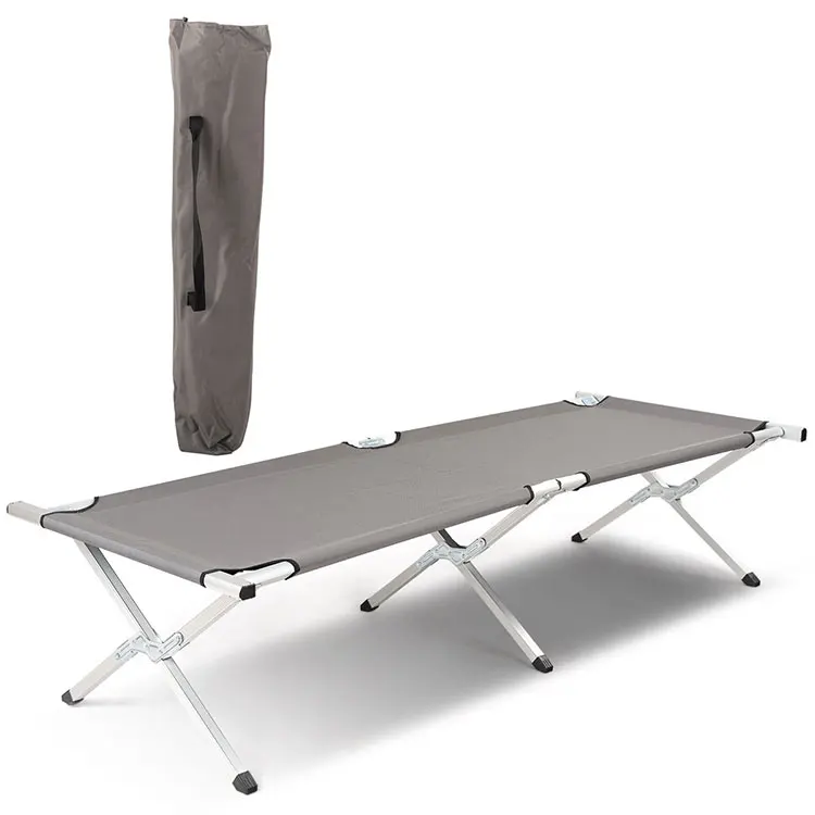 

canvas foldable military aluminum stretcher camping bunk bed