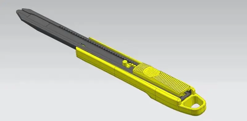 
Unique design with 9mm mini utility knife 