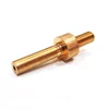 OEM ODM High Precision CNC Lathe Turning Cutting Copper Nuts Small Parts