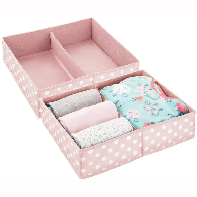 

2pack Clothes Underwear Storage Drawer Organiser with Divider Tidy Bedroom Solutions, Customized color