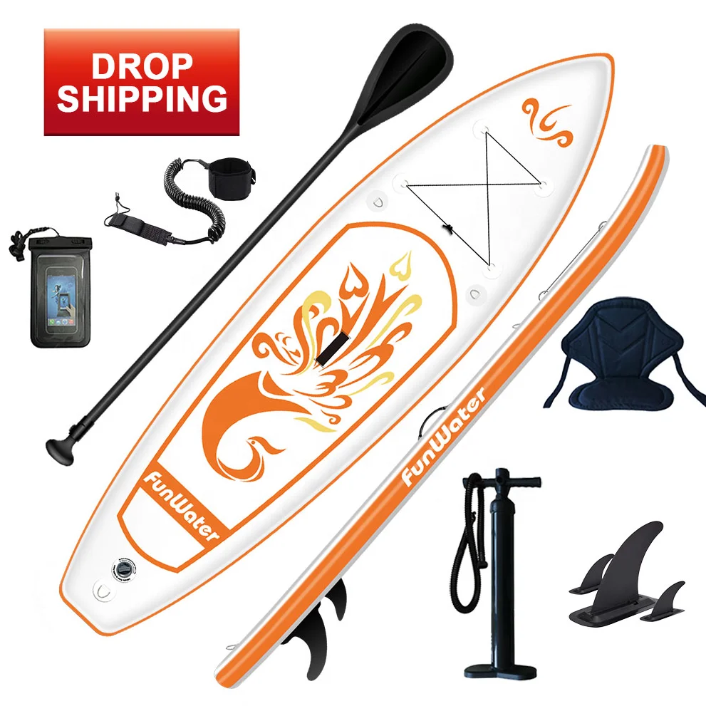 

FUNWATER Drop Shipping sup inflatable sup-board paddleboard importing stand up paddle boards best surfboard in the sea