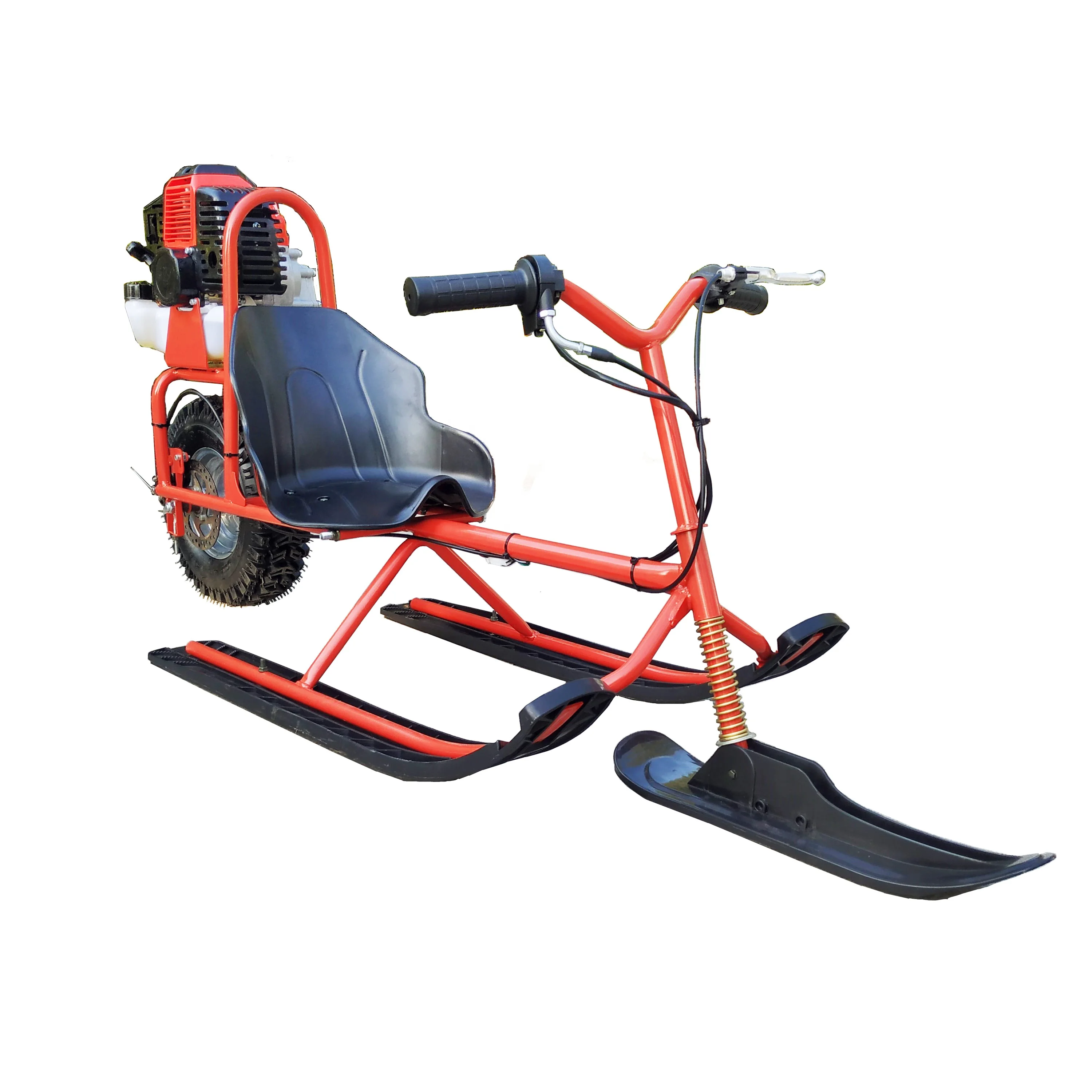 
Kids Pocket Gasoline Snow Bike Scooter Ski Sled  (62388250127)