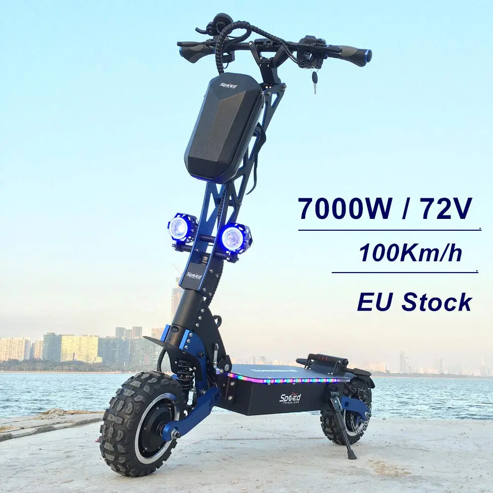

FLJ 11inch 7000W electric scooter with two wheels dual motor electric motorcycles fat tire electric scooter for adult, Black,black and silver,black and blue,black and red,silver