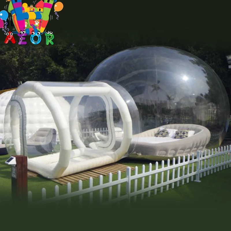 

Outdoor Igloo Transparent Dome Clear Bubble Dome Inflatable Tent for Hotel Pub Glamping