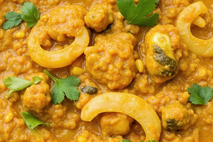Infographic showing myth vs reality about curry