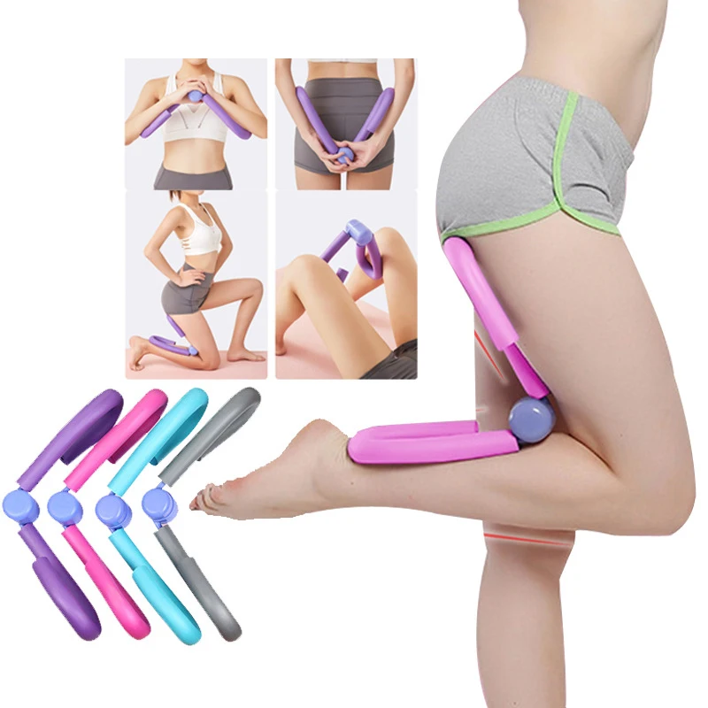 

Multifunctional Beauty Artifact Inner Thigh Pelvic Floor Muscle Prone Slimming Waist Flexion Leg Training Clip, Purple/pink/blue/gray