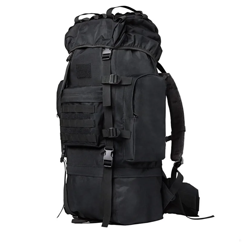

Large Capacity Cover Top Camping Molle Tactical Military Big Rucksack Waterproof Traveling Hiking Backpack, Customized color