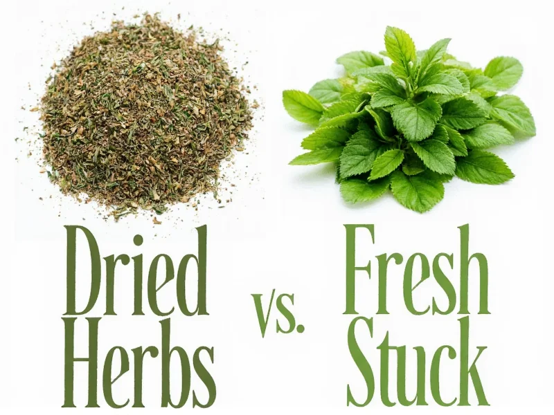 Dried to Fresh Herbs Conversion: The 1:3 Ratio Guide