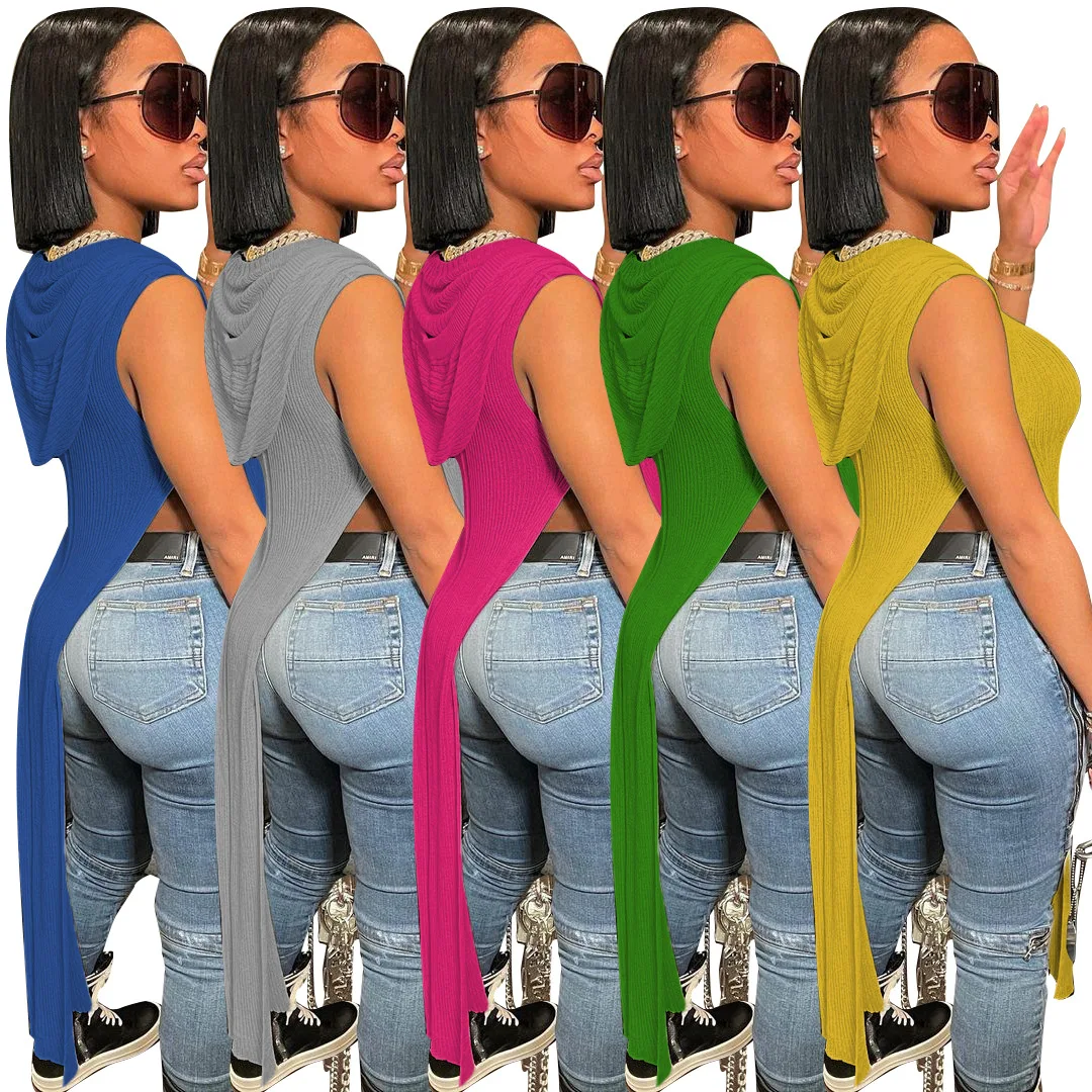 

2021 Women Summer Plus Size Long Ribbed Dresses Hoodies Maxi Ladies Elegant Dresses Stylish Sexy Casual Dresses