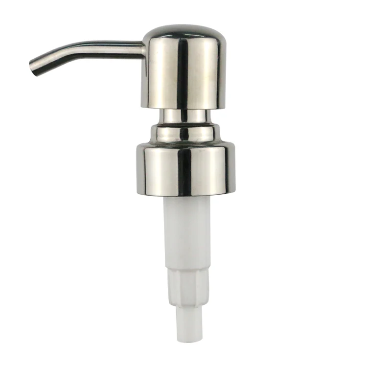 OEM Factory Supplies Transparent Plastic and Metal Lotion Pump Glass Cylinder Bottle Stopper for Bath Gel
