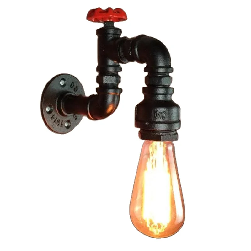 Industrial Wall Light And Steampunk Lighting Pipe Furniture