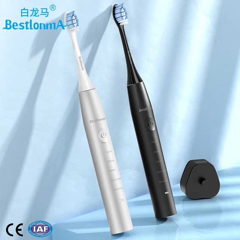 

Custom Logo Black Electrical Toothbrush Dental Dupont Soft Bristle Tooth Care Brush, White/black/ customized