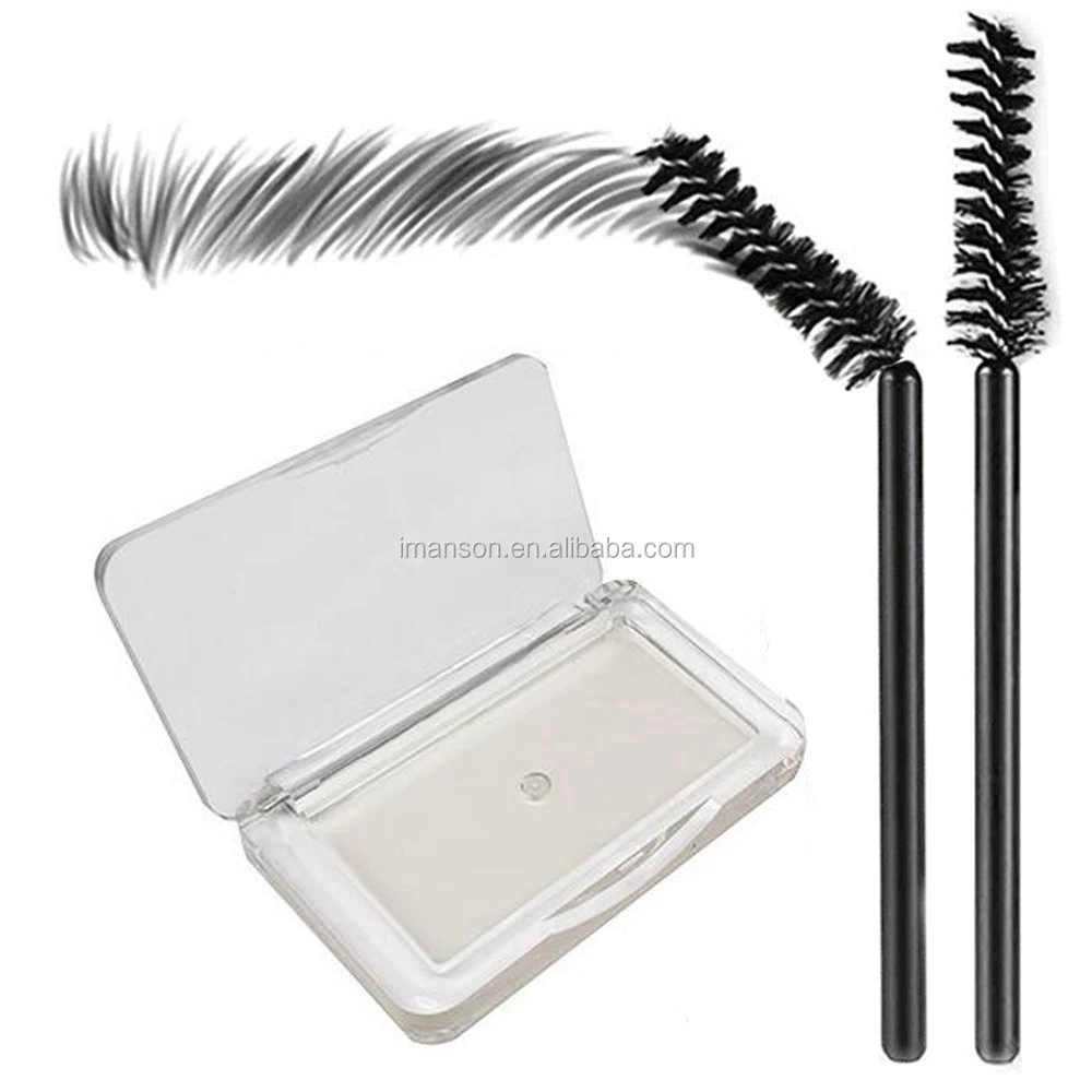 

Acrylic Case Eyebrow Soap Wax Natural Eyebrow Styling Soap