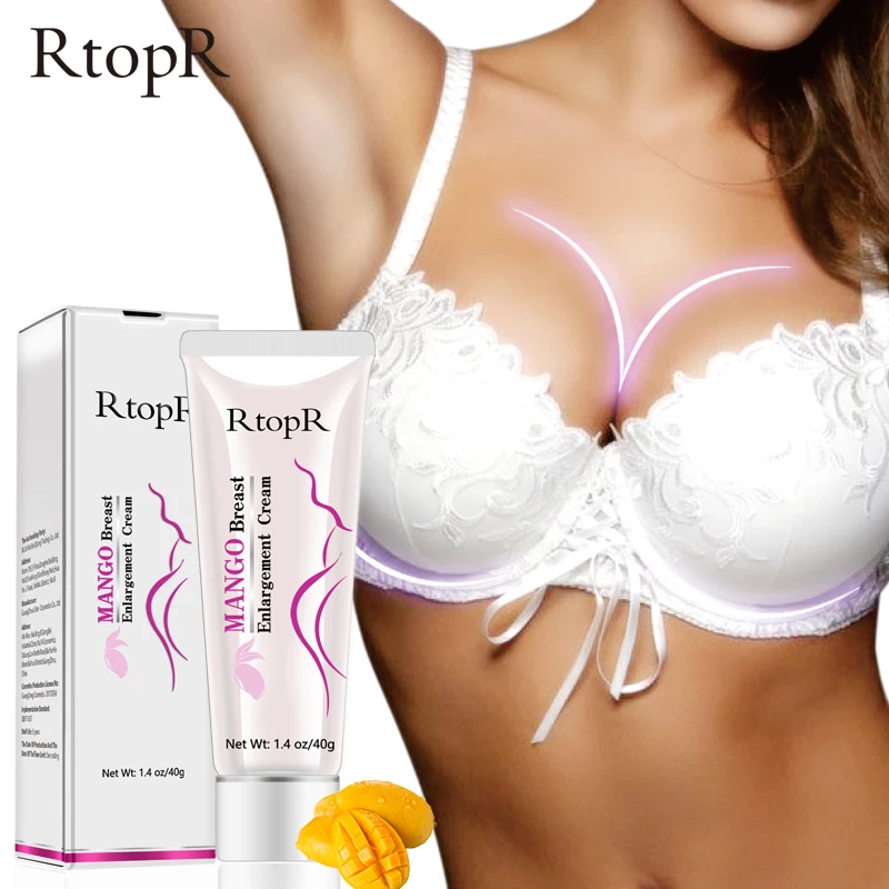 

RtopR Larger Natural Tight B Enhancement Skin Firming and Lifting Mango Breast Enlargement Cream, White