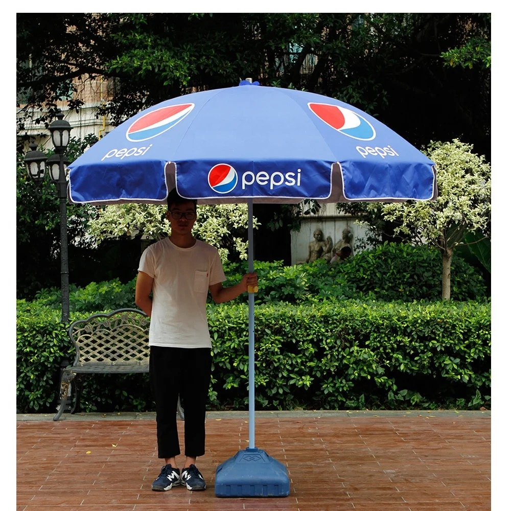 
Factory custom print logo outdoor beach umbrella for promotional advertising events outdoor sun umbrella 
