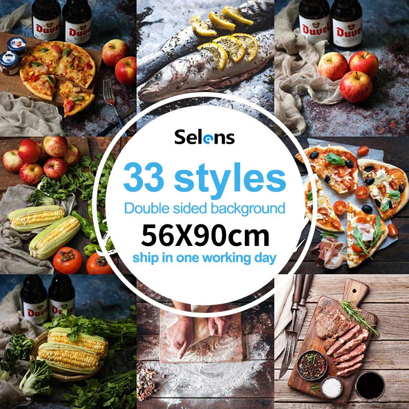 

Selens52*82CM Double sided Retro Vintage Photo Video Studio background paper photography backdrop, Avaliable