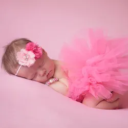 2021 Newborn Girls Photo Photography Prop Tutu Ski