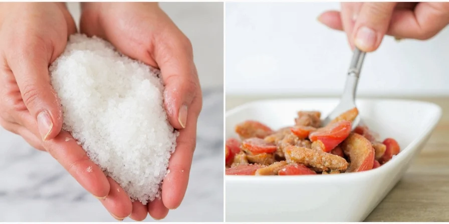 Adding rice to curry to balance salt