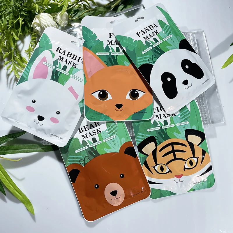 

Mascarilla Coreana Wholesale Firming Brightening Facial Mask Sheet Set Hydrating Softening Animal Beauty Face Mask For Skin Care