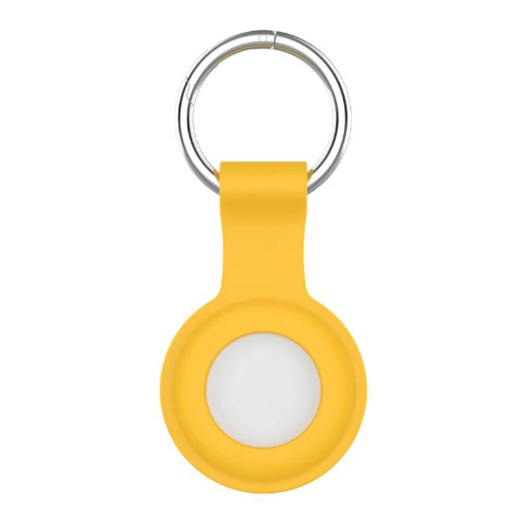 

In Stock Factory Silicone Case For Airtag Keychain Protective Cover Compatible With For Apple Airtags, Provide 10 color options