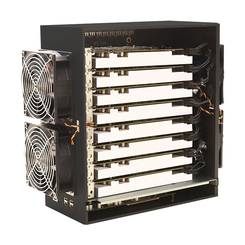 

2021 New AIO 8 GPU Asic Ethereum Mining Rig ETH Mini Miner Blockchain Ready Shipment From Factory