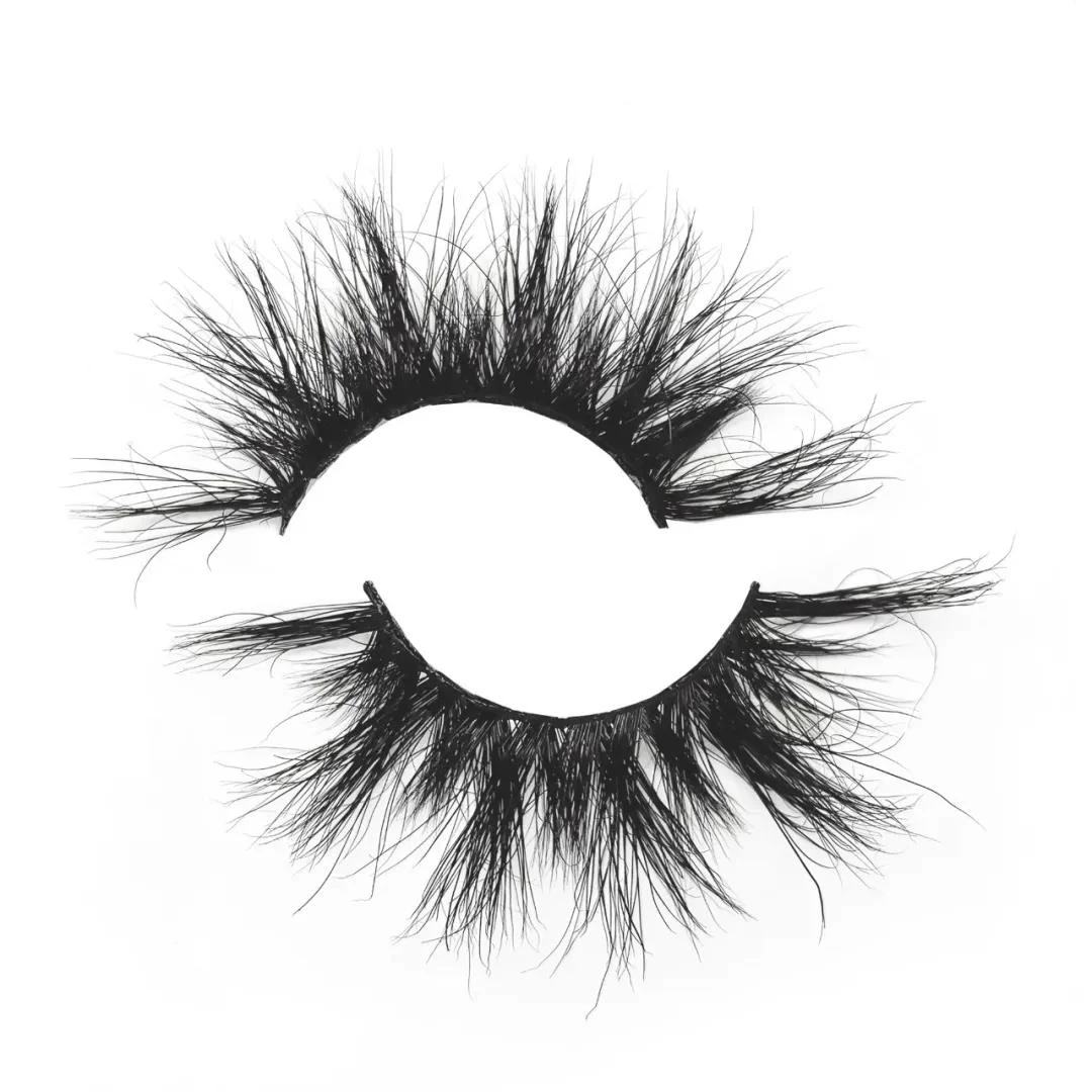 

3d Mink Eyelashes 27 Mm Mink Eyelashes Fluffy Eyelash Vendors, Natural black