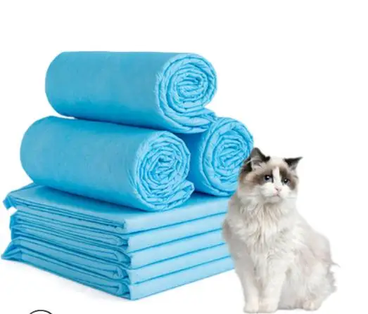 

Disposable dog absorbent diapers changing pads pet training diapers paper diapers, Blue