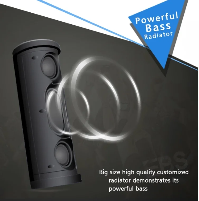 10W Bass Sound Waterproof Speaker TWS Wireless Speaker - ANKUX.COM