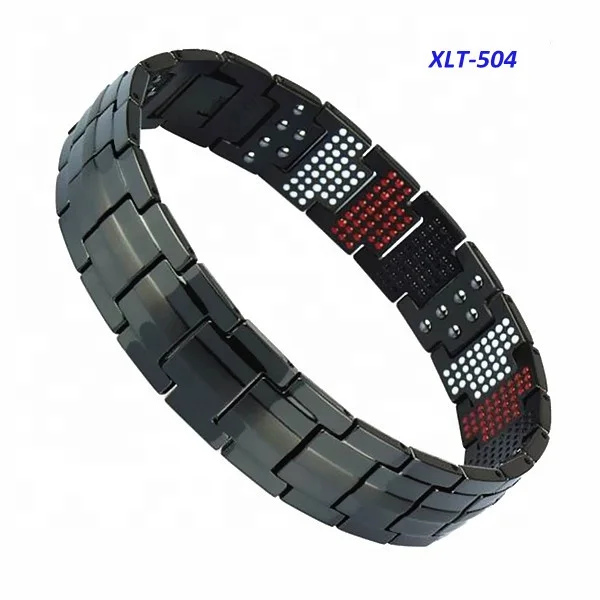 
Too many ions health care titanium germanium bracelet for men 