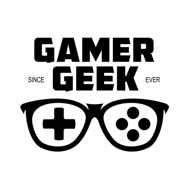 

Personalized Geek Player Glasses Frame Decoration Sticker for Game Lovers, As picture
