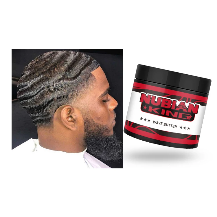 

Nubian Kingd Brand Private Label African Curl Hair Man 360 Wave Pomade For american african Men Hair