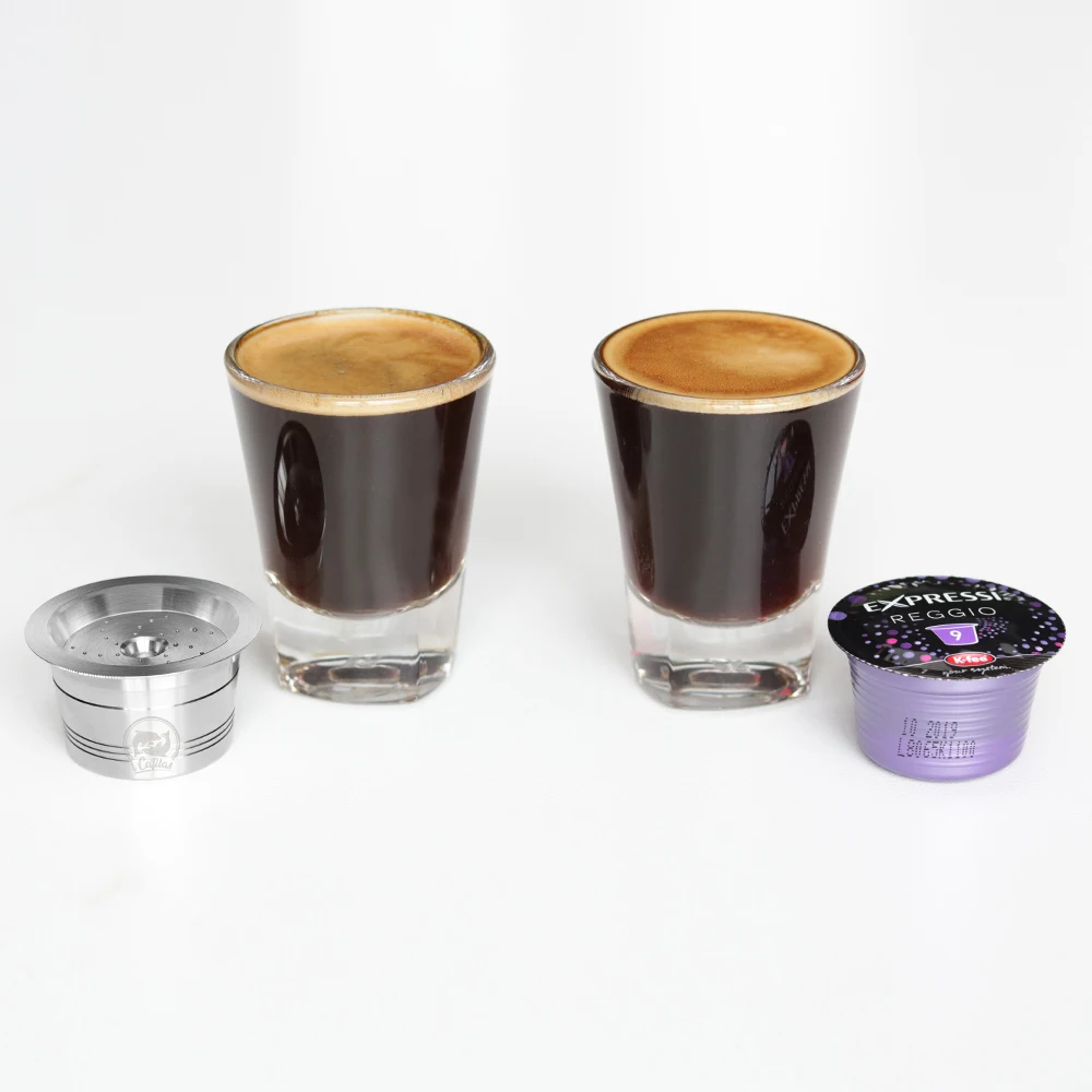 En Satış Yeniden Kullanılabilir Paslanmaz Çelik Nespresso Zengin Krem
