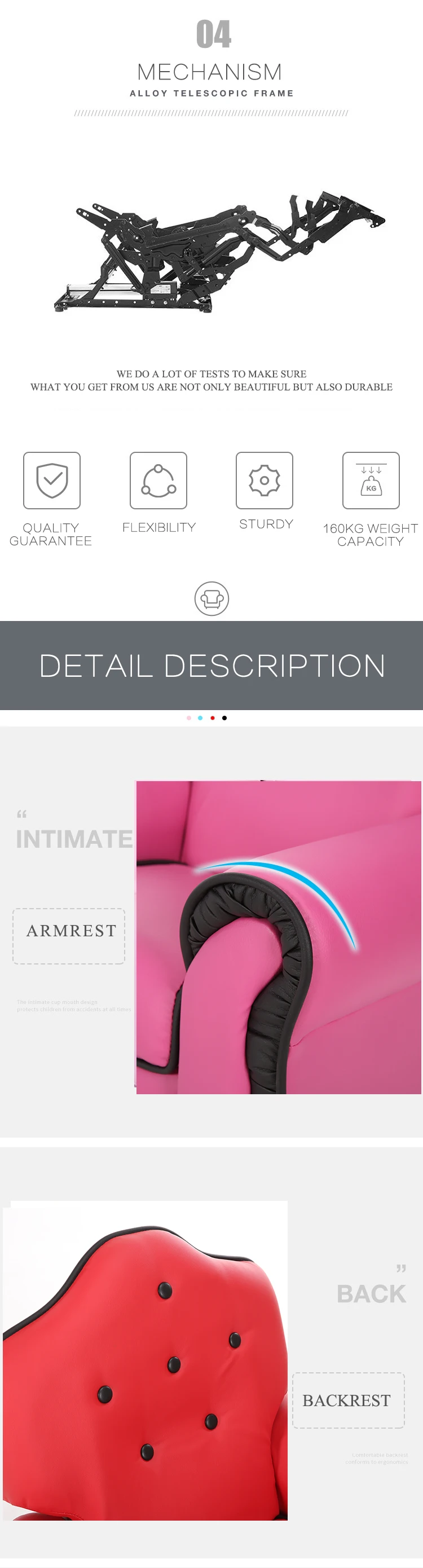 child reclining sofa