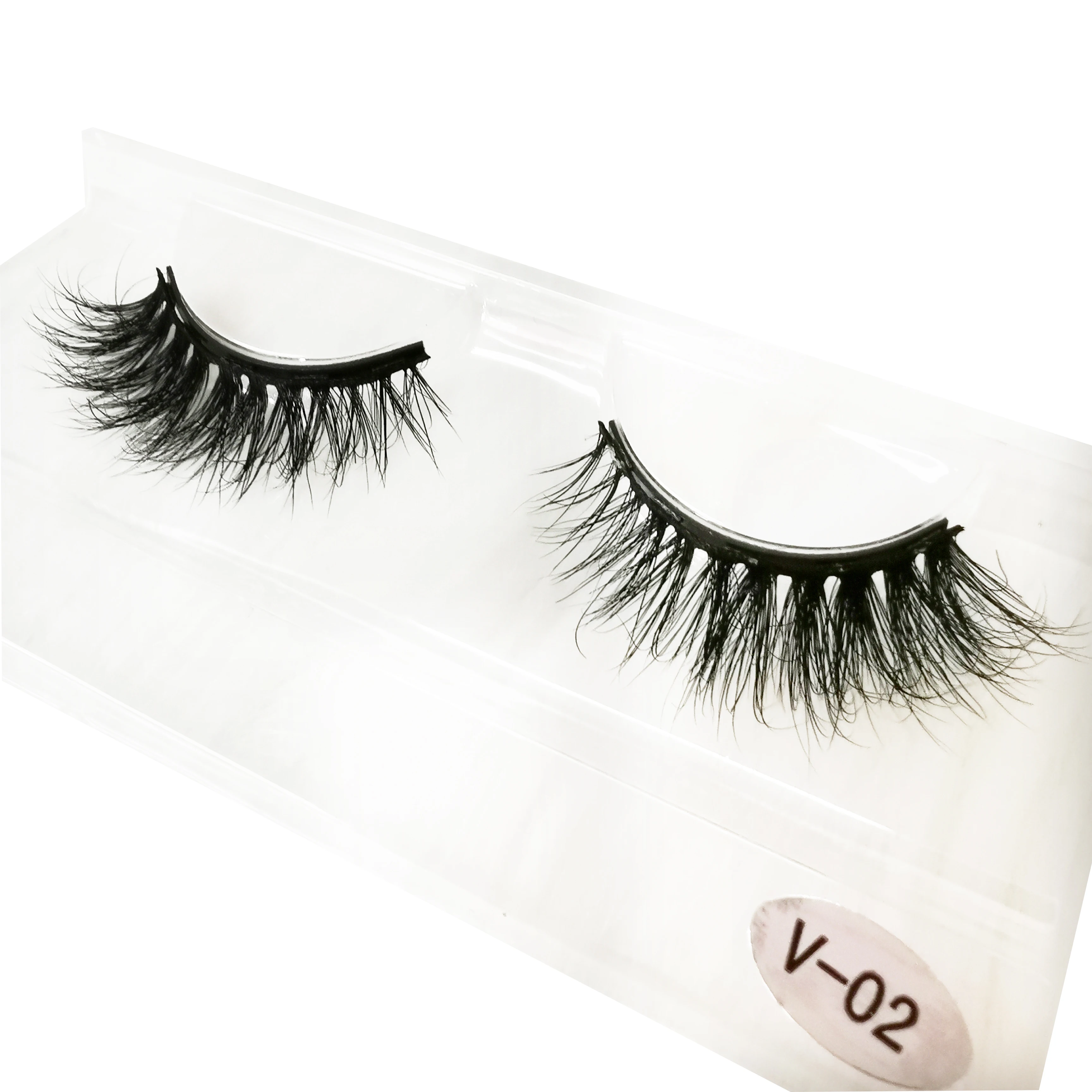 

high quality mink magnetic eyelashes with eyeliner wholesale, Natural black