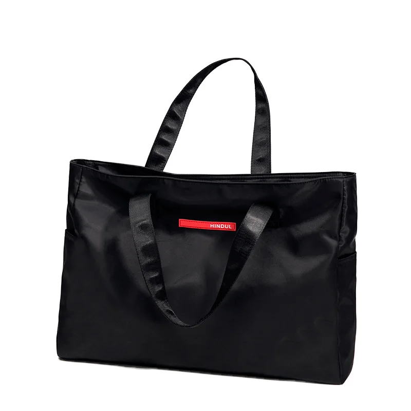 

V227 2022 Casual style oem waterproof ladies black gym duffle weekender bag woman travel large tote bag duffel bags
