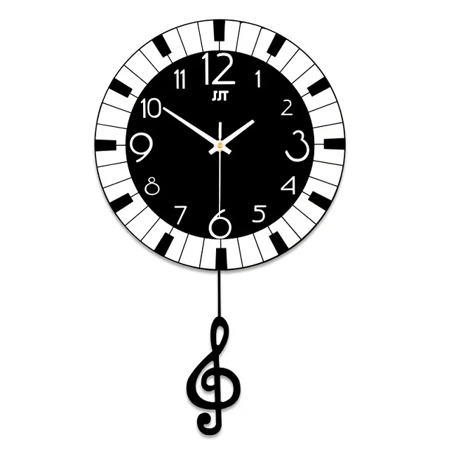 

Factory Outlet 15 Inch High Quality Glam Living room modern minimalist home fashion White Clock
