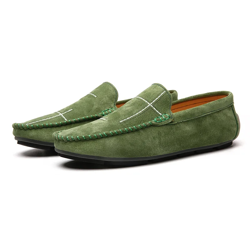 

New fashion trend in soft soled boat shoes men's casual leather shoes large size 38-48