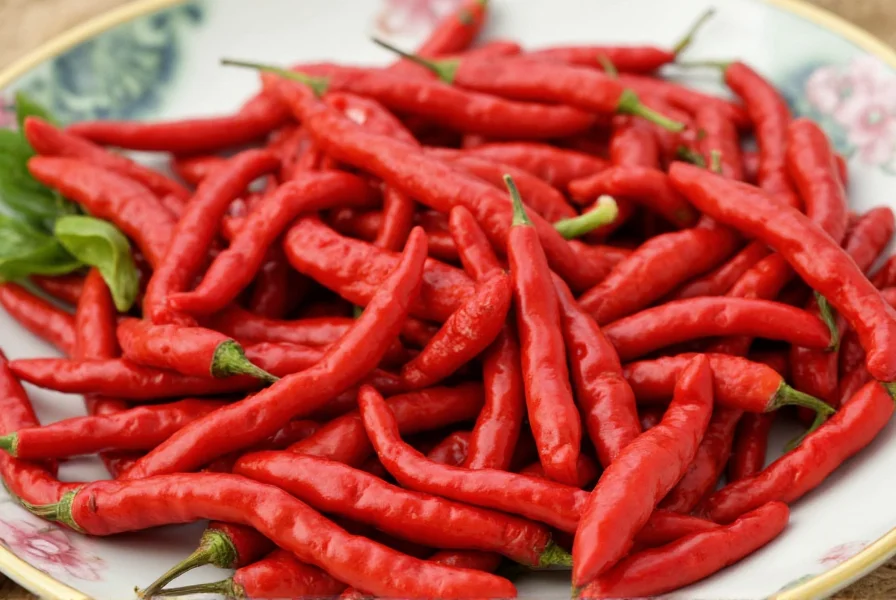 Chef adding Kashmiri chili powder to a pot