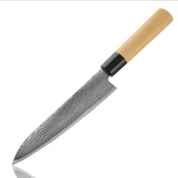 

Hot Sale chef Damascus kitchen knife fish fillet professional chef knife meat slice beef knife