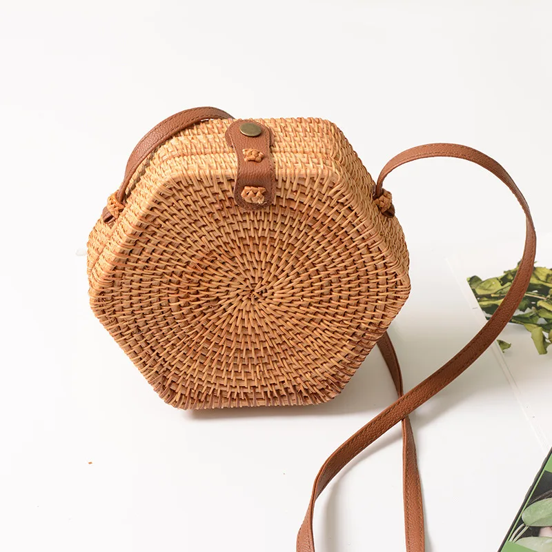 

Handmade rattan bag for wholesale summer vacation 2021, Natural