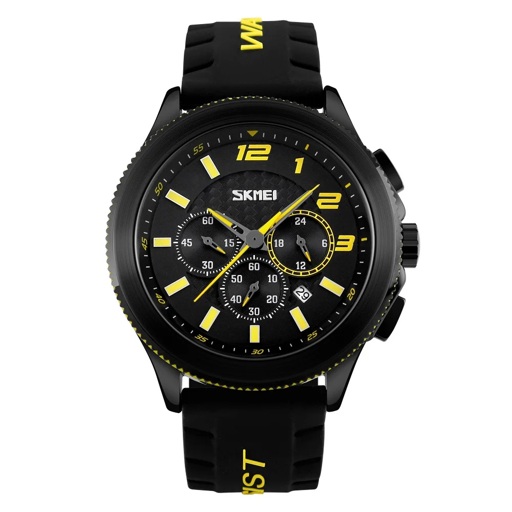 skmei 9135 豪华手表男质量好日历石英计时运动手表