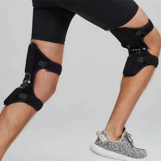 Powerful spring bouncing knee booster knee joint support pads lift spring bouncing knee booster