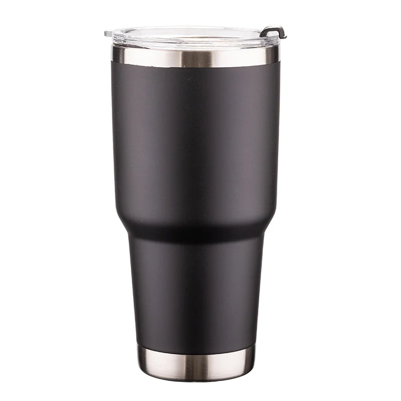 

Wholesale travel Double Wall Vacuum Insulated Beer Tumbler Custom reusable 30oz Stainless Steel Car Cup With Lid, Picture