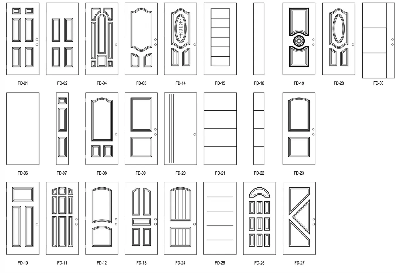 Fangda 6 Panel Cheap Main Entrance Door Steel Door American Steel Door -  Buy American Steel Door,Main Entrance Door,Panel Door Product on Alibaba.com