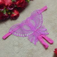 

Lace Hollow Out Pearl t back panties sexy butterfly sexy thong wholesale