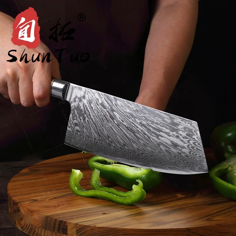 

Rosewood Handle Red Sandalwood 67 layers Damascus Steel Kitchen Knives Slicing meat Cleaver knife