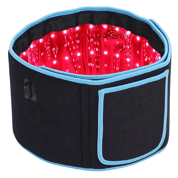 

2021 ready to ship Physiotherapy LED red light weight loss sweat belt for sales, Blue